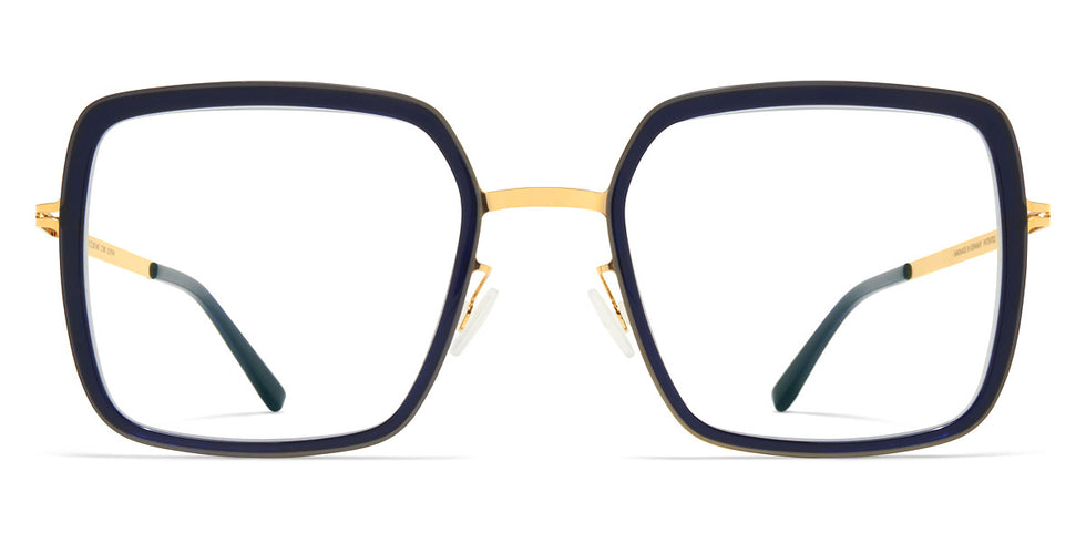 Mykita® LAYANA MYK LAYANA A76 Glossy Gold/Milky Indigo 51 - A76 Glossy Gold/Milky Indigo Eyeglasses