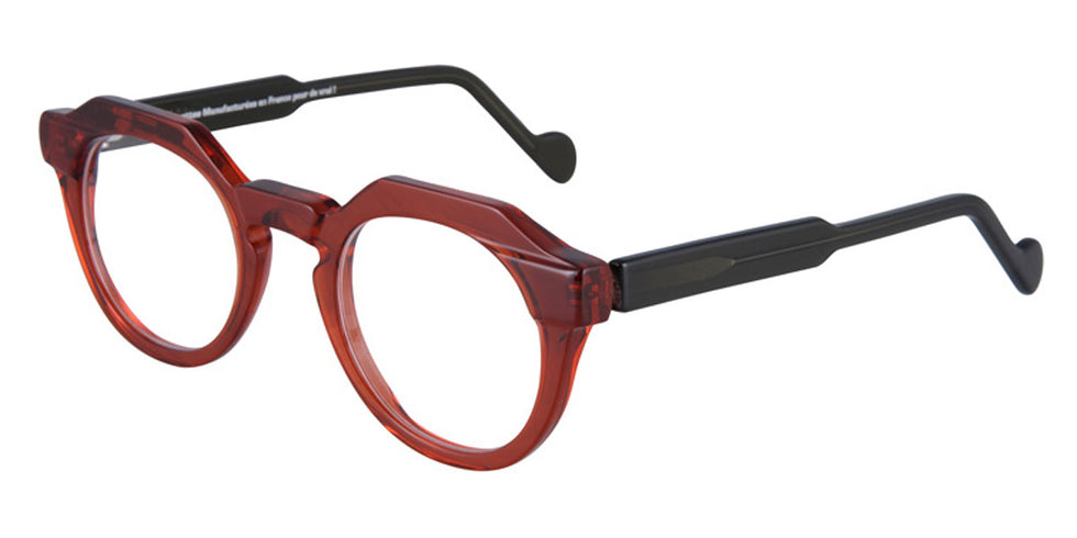 NaoNed® Le Ker NAO Le Ker 2430 47 - 2430 Transparent Rusty Orange / Transparent Khaki Eyeglasses
