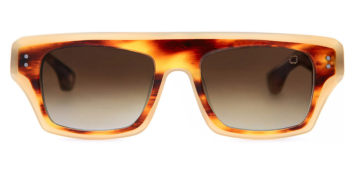 Blake Kuwahara® LE VAU SUN BLK LE VAU SUN AMBER HORN 51 - AMBER HORN Sunglasses