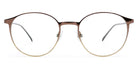 Götti® Leach GOT OP Leach CGM 49 - Coffee/Gold Metallic Shiny Eyeglasses