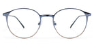 Götti® Leach GOT OP Leach VBM 49 - Violetblue/Bronze Metallic Shiny Eyeglasses