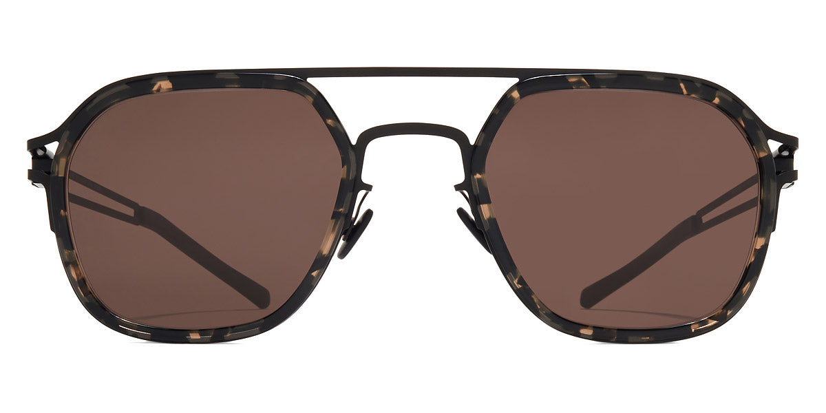Mykita® LEELAND MYK LEELAND A16 Black/Antigua / Brown Solid 50 - A16 Black/Antigua / Brown Solid Sunglasses