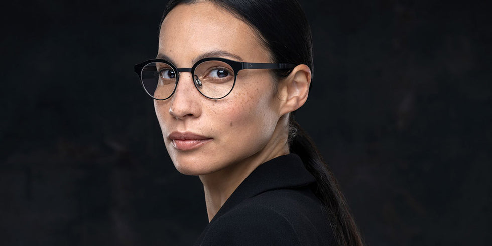 Blackfin® LEESBURG BLF LEESBURG 1513 47 - Black Gold/Black Eyeglasses