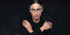 Blackfin® LEESBURG BLF LEESBURG 1513 47 - Black Gold/Black Eyeglasses