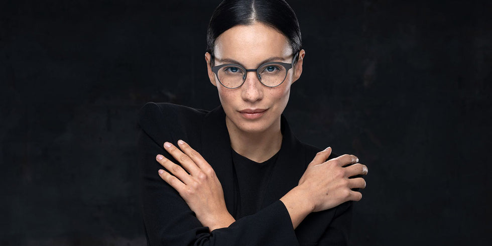 Blackfin® LEESBURG BLF LEESBURG 1513 47 - Black Gold/Black Eyeglasses