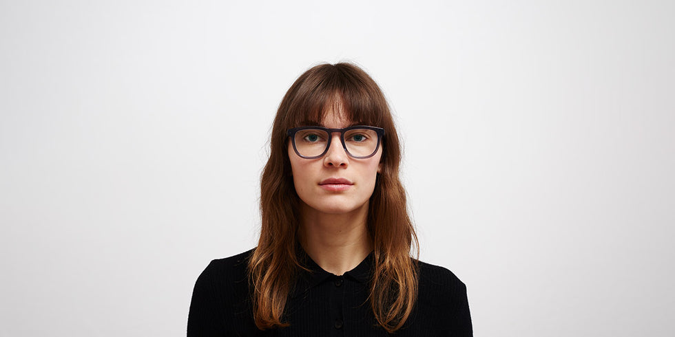 Mykita® LERATO MYK LERATO C139 Deep Ocean/Shiny Silver 50 - C139 Deep Ocean/Shiny Silver Eyeglasses