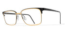 Blackfin® LEXINGTON BLF LEXINGTON 900 51 - Black/Yellow Gold Eyeglasses