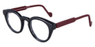 NaoNed® Limag NAO Limag 2406 47 - 2406 Upcycling Black / Solid Burgundy Eyeglasses