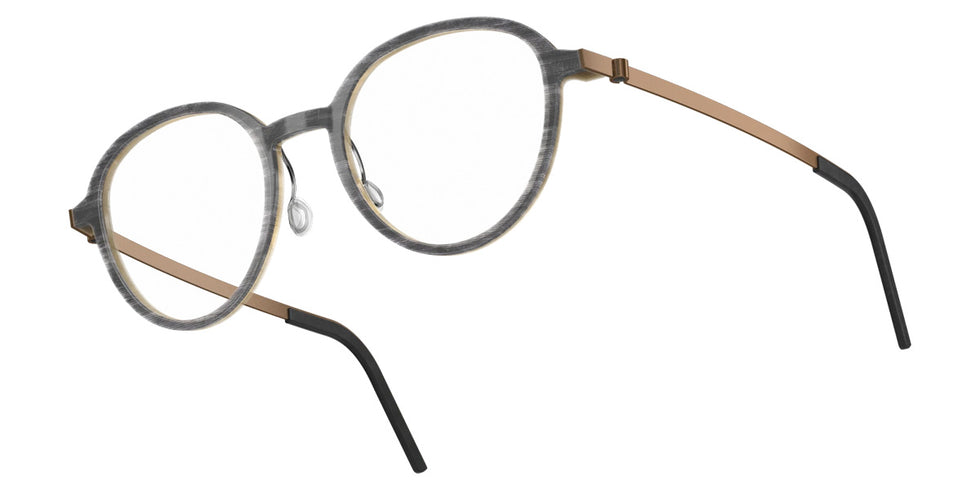 Lindberg® Buffalo Horn™ 1863 Eyeglasses - HTE26 PU15