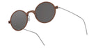 Lindberg® Sun Titanium™ 8339 Sunglasses - SL49 - Light Silver Mirror/Gray C02M-P10