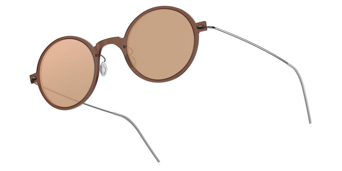 Lindberg® Sun Titanium™ 8339 Sunglasses - SL54 - Rose Gold Mirror/Gray C02M-P10