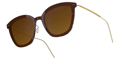 Lindberg® Sun Titanium™ 8341 Sunglasses - IP01 - Brown Polarised C10-GT