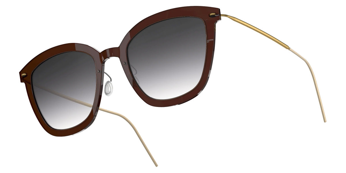 Lindberg® Sun Titanium™ 8341 Sunglasses - SL18 - Gray/Brown Gradient C10-GT