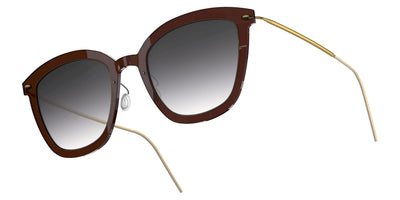 Lindberg® Sun Titanium™ 8341 Sunglasses - SL18 - Gray/Brown Gradient C10-GT