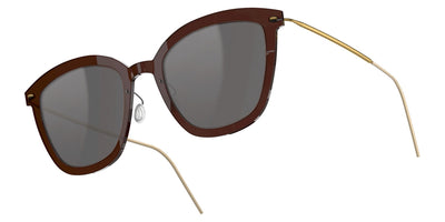 Lindberg® Sun Titanium™ 8341 Sunglasses - SL49 - Light Silver Mirror/Gray C10-GT