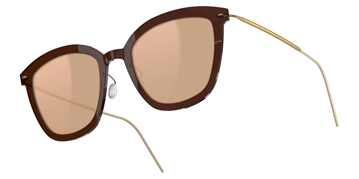 Lindberg® Sun Titanium™ 8341 Sunglasses - SL54 - Rose Gold Mirror/Gray C10-GT