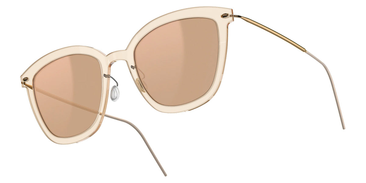 Lindberg® Sun Titanium™ 8341 Sunglasses - SL54 - Rose Gold Mirror/Gray C21-P60