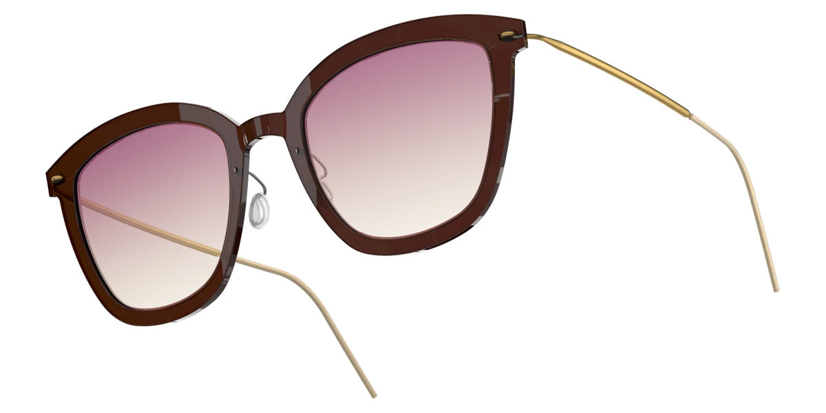 Lindberg® Sun Titanium™ 8341 Sunglasses - SL62 - Bordeaux/Pearl Gradient C10-GT