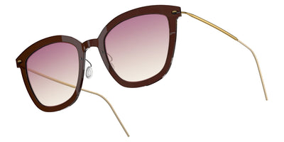 Lindberg® Sun Titanium™ 8341 Sunglasses - SL62 - Bordeaux/Pearl Gradient C10-GT