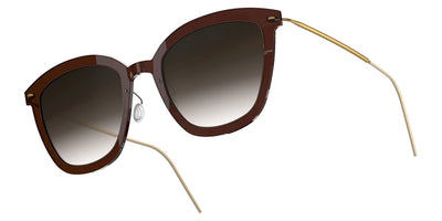 Lindberg® Sun Titanium™ 8341 Sunglasses - SL98 - Warm Gray Gradient C10-GT