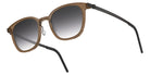 Lindberg® Sun Titanium™ 8595 Sunglasses - SL18 - Gray/Brown Gradient AK96 K107-U9