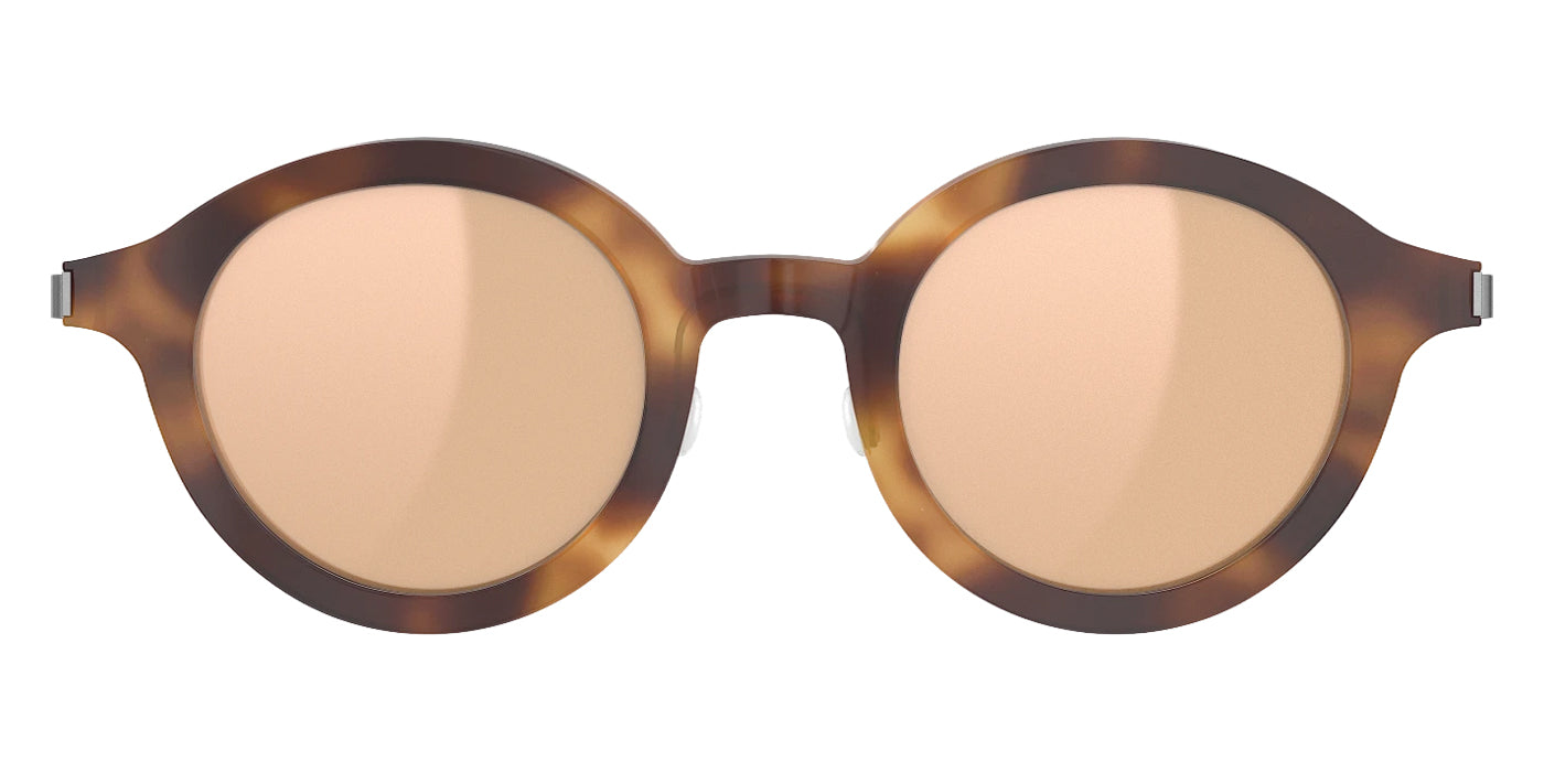 Lindberg® Sun Titanium™ 8596 Sunglasses - SL54 - Rose Gold Mirror/Gray AK93 K256-10