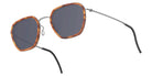 Lindberg® Sun Titanium™ 8812 Sunglasses - SL107 - Gray/Purple 10/K25