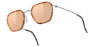 Lindberg® Sun Titanium™ 8812 Sunglasses - SL54 - Rose Gold Mirror/Gray 10/K25