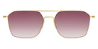 Lindberg® Sun Titanium™ 8809 LIN SUN 8809 850-GT-SL35 57 - 850-GT Sunglasses