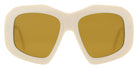 Andy Wolf® Linden Sun ANW Linden Sun b 56 - White/Yellow Sunglasses