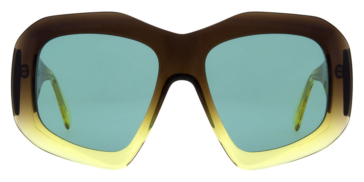 Andy Wolf® Linden Sun ANW Linden Sun c 56 - Brown/Yellow Sunglasses
