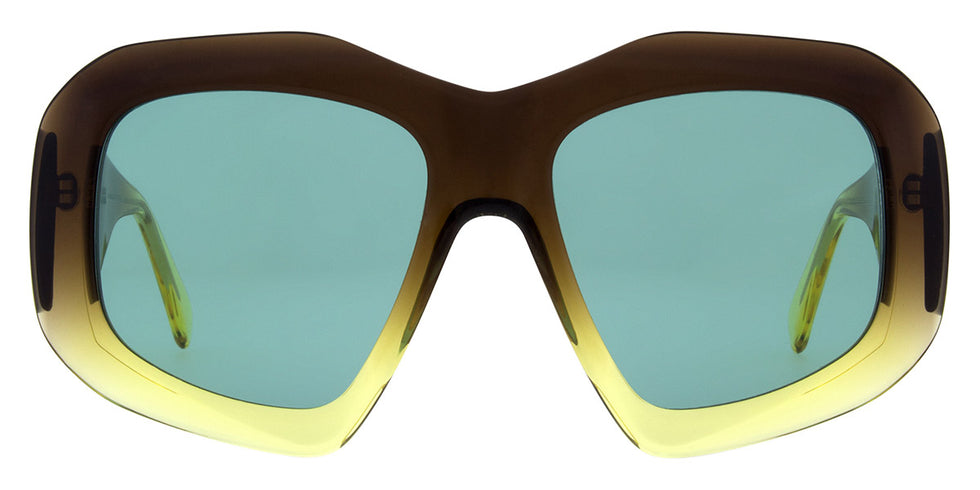 Andy Wolf® Linden Sun ANW Linden Sun c 56 - Brown/Yellow Sunglasses