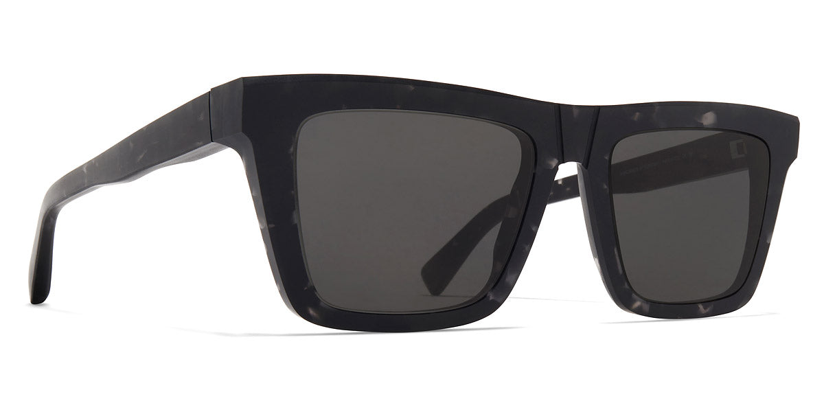 Mykita® LOME MYK LOME Chilled Raw Black Havana/Silver / Dark Grey Solid 54 - Chilled Raw Black Havana/Silver / Dark Grey Solid Sunglasses