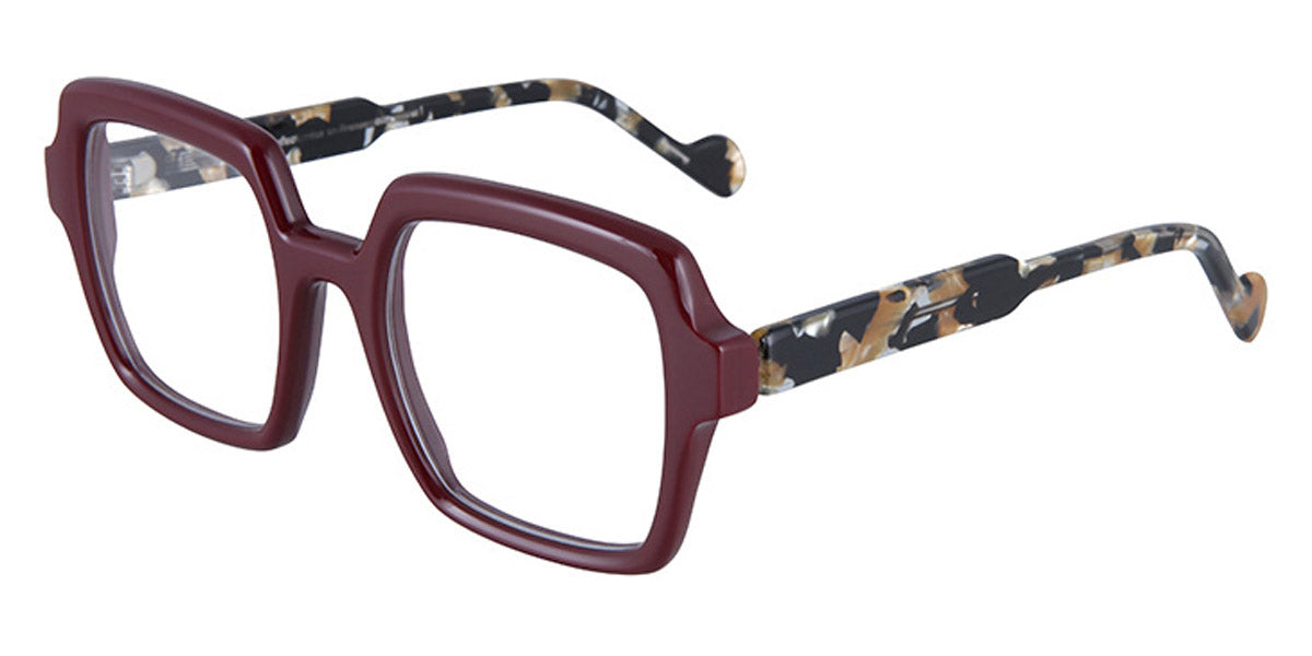 NaoNed® Londreuzig NAO Londreuzig 2407 49 - 2407 Solid Burgundy / Tortoiseshell Eyeglasses