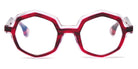 Blake Kuwahara® LOOS BLK LOOS RED HORN 48 - Red Horn Eyeglasses