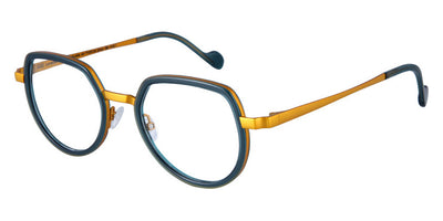 NaoNed® Losket NAO Losket 23VMT 49 - Teal Green / Matte Radiant Yellow Eyeglasses