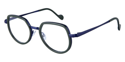NaoNed® Losket NAO Losket 59VA 49 - Solid Military Green / Matte Blue Eyeglasses