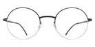 Mykita® LOTTA MYK LOTTA Silver/Black 48 - Silver/Black Eyeglasses