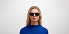 Mykita® LOVELL MYK LOVELL MD1 Pitch Black / Dark Grey Solid 52 - MD1 Pitch Black / Dark Grey Solid Sunglasses