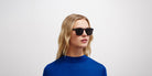 Mykita® LOVELL MYK LOVELL MD1 Pitch Black / Dark Grey Solid 52 - MD1 Pitch Black / Dark Grey Solid Sunglasses