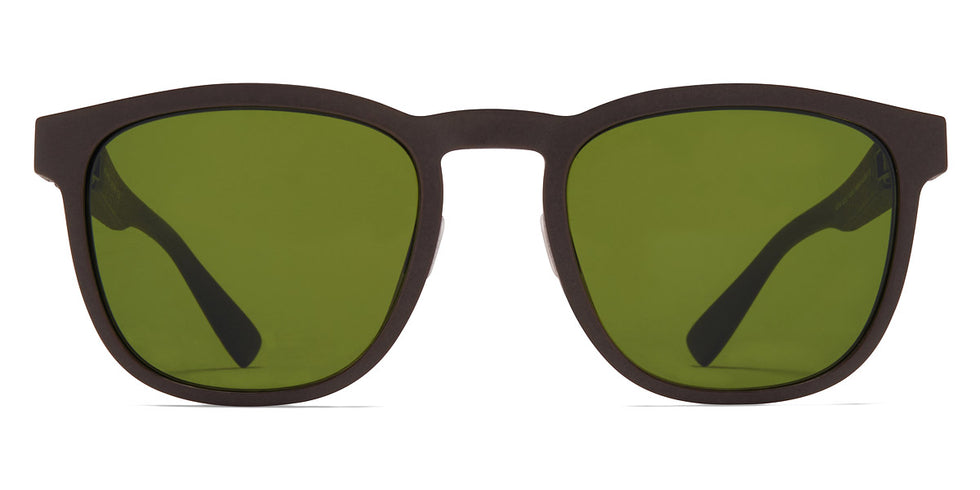 Mykita® LOVELL MYK LOVELL MD22 Ebony Brown / Green Solid 52 - MD22 Ebony Brown / Green Solid Sunglasses