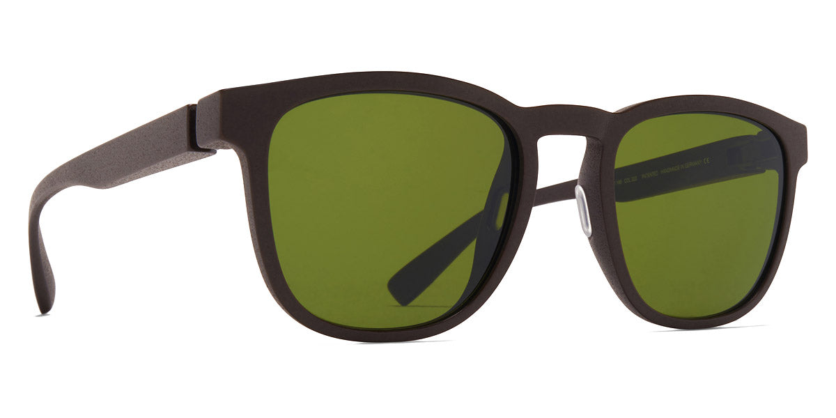 Mykita® LOVELL MYK LOVELL MD22 Ebony Brown / Green Solid 52 - MD22 Ebony Brown / Green Solid Sunglasses