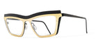 Blackfin® LOVERS KEY BLF LOVERS KEY 968 50 - Black/Yellow Gold Eyeglasses