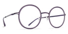 Mykita® LUMI MYK LUMI A51 Blackberry/Matte Smoke 47 - A51 Blackberry/Matte Smoke Eyeglasses
