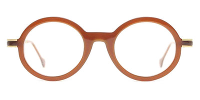 Henau® Lunam L H LUNAM L R58 49 - Brown Transparant/Gold R58 Eyeglasses