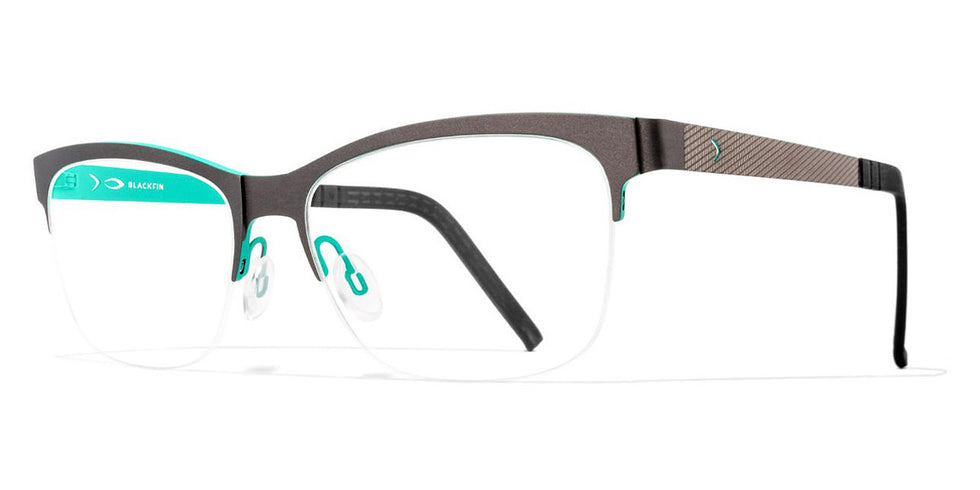 Blackfin® LYDNEY BLF LYDNEY 557 53 - Grey/Aqua Green Eyeglasses