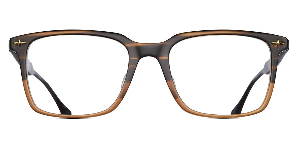 Matsuda® M1018 MTD M1018 Matte Half Demi 52 - Matte Half Demi Eyeglasses