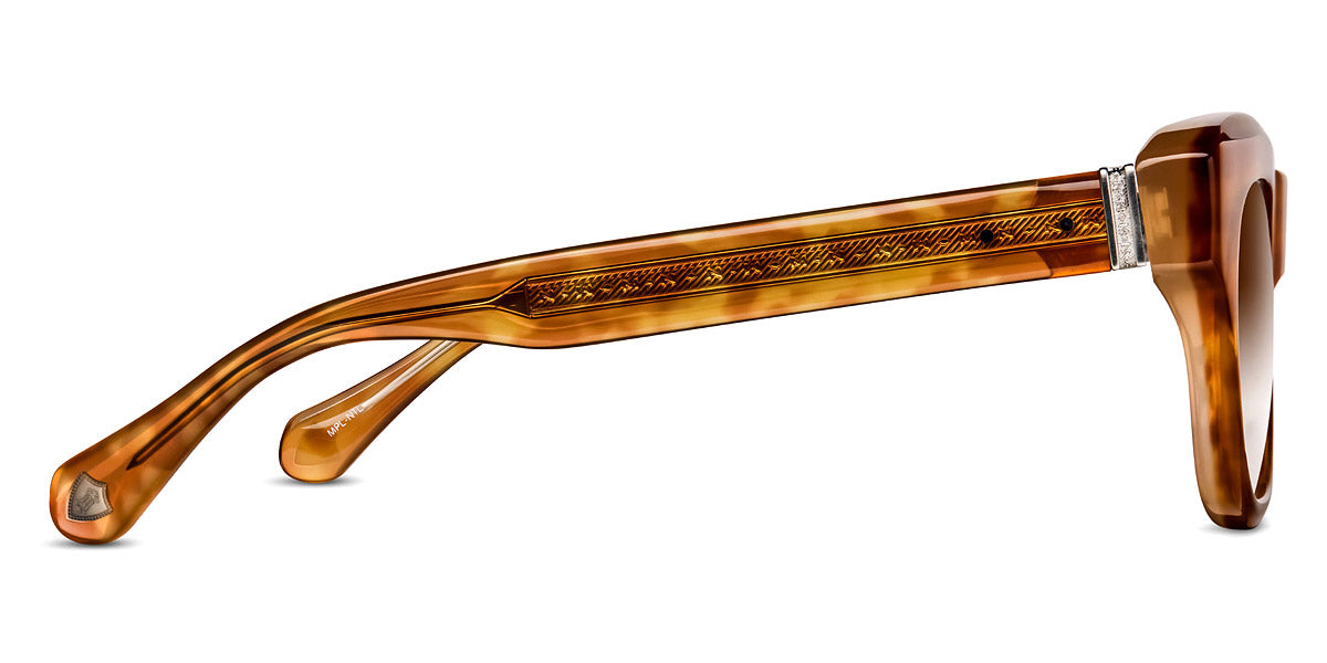 Matsuda® M1027 MTD M1027 Maple/Natural/Brown Gradient 50 - Maple/Natural / Brown Gradient Sunglasses