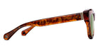 Matsuda® M1027 MTD M1027 Walnut/Amber/Sage Green 50 - Walnut/Amber / Sage Green Sunglasses