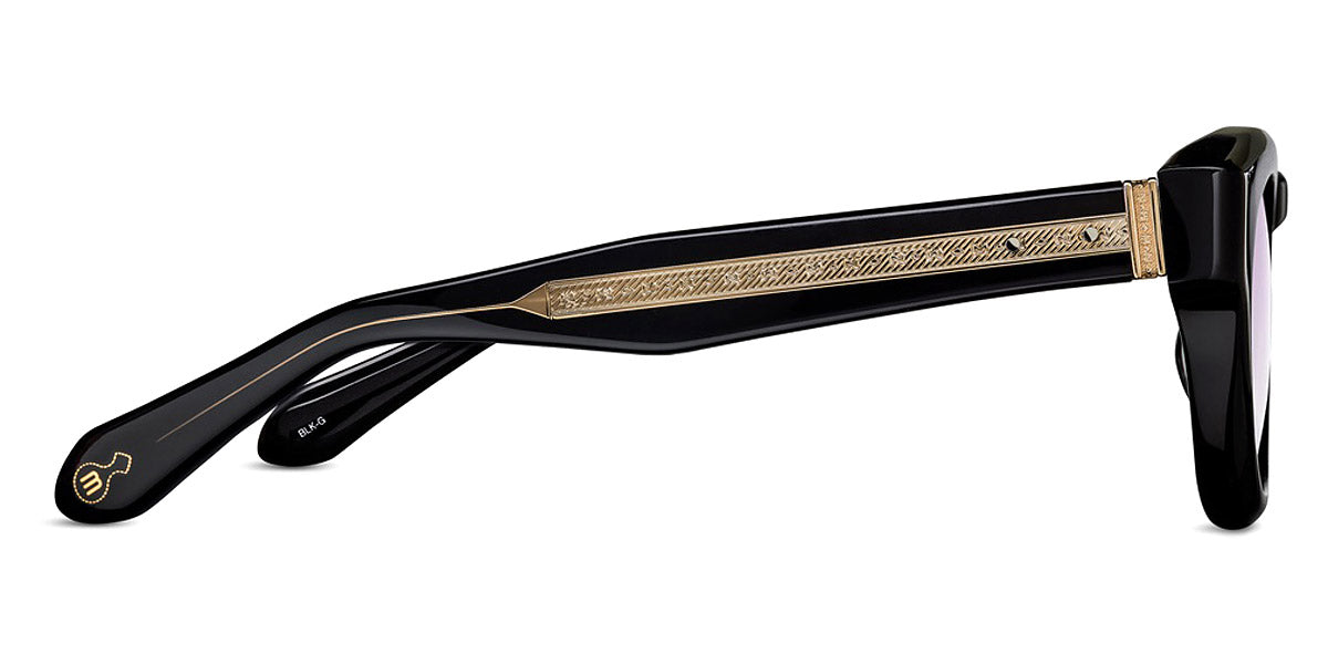 Matsuda® M1029 MTD M1029 Black/Gold/Café Violet Gradient 48 - Black/Gold / Café Violet Gradient Sunglasses